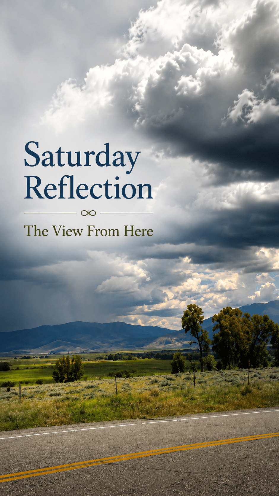 Saturday Reflection: The View From&nbsp;Here