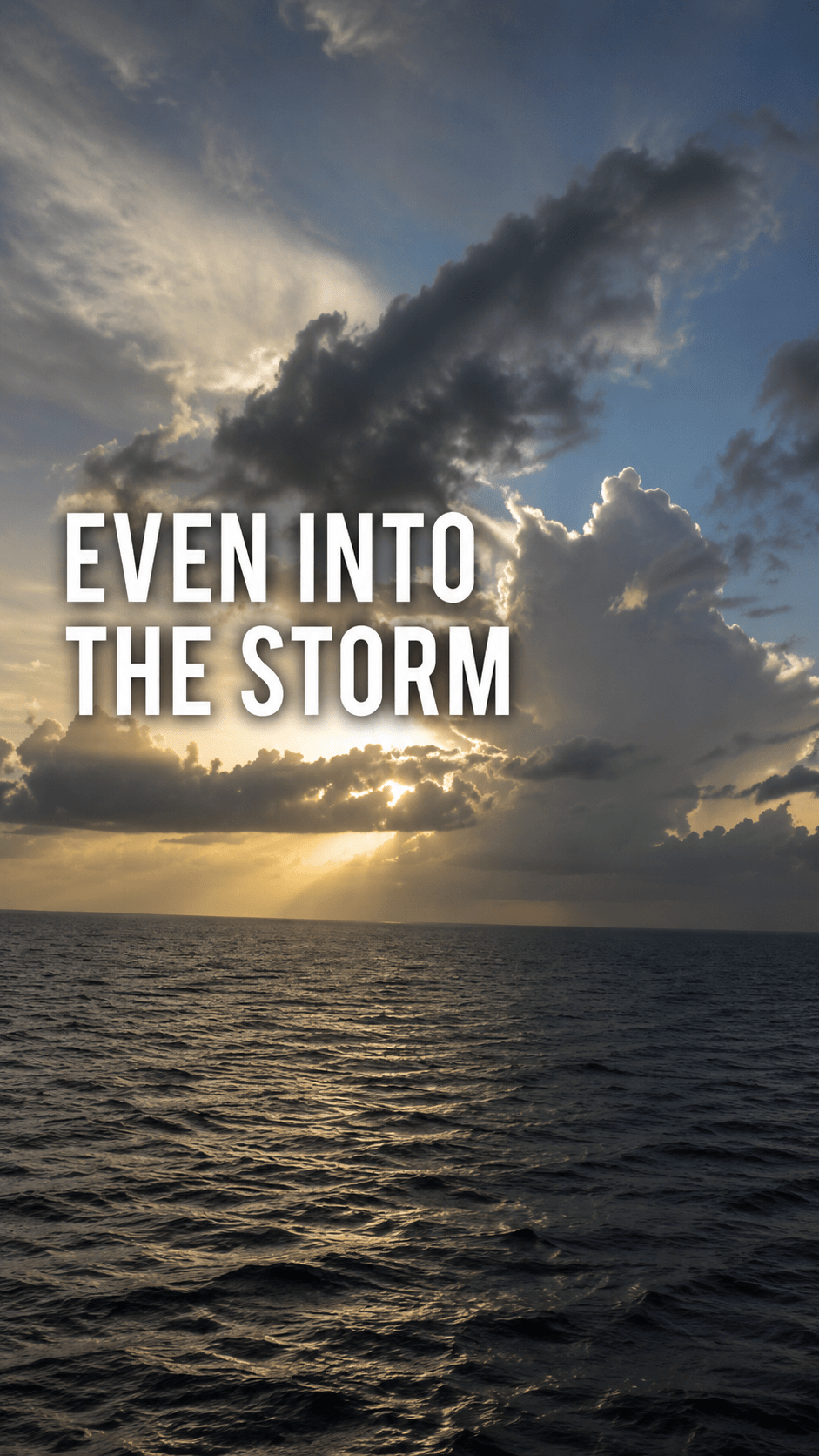 Even Into the Storm